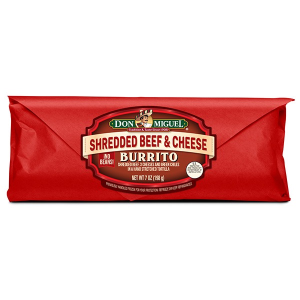 65867 Shredded Beef & Cheese Burrito