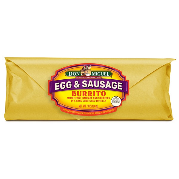 65902 Sausage, Egg & Cheese Burrito