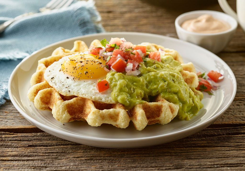 cornmeal_waffle_with_guacamole