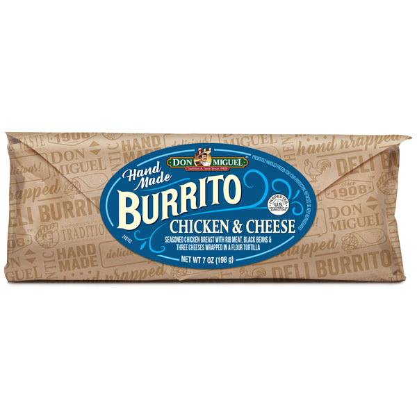 DON MIGUEL® Chicken, Black Beans & Cheese Burrito