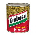 Embasa Nacho Jalapenos in can