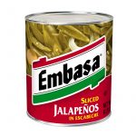 Embasa Sliced Jalapenos in Escabeche in can