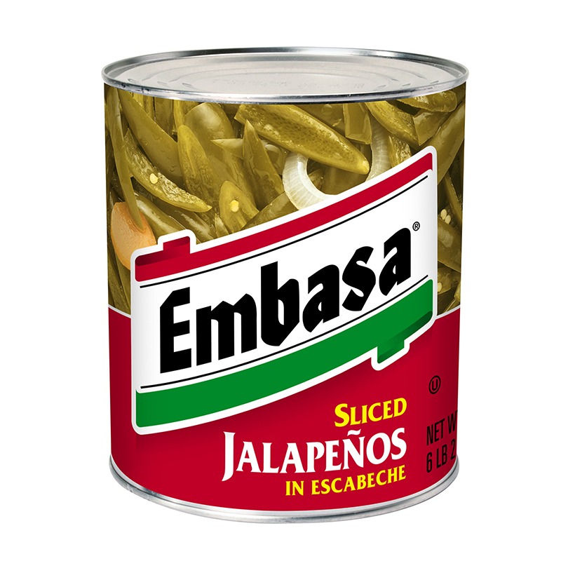 Embasa Sliced Jalapenos in Escabeche in can