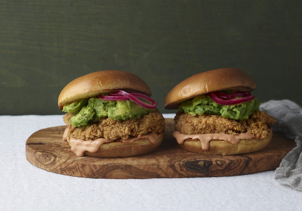 Avocado Fried Chicken Sandwich