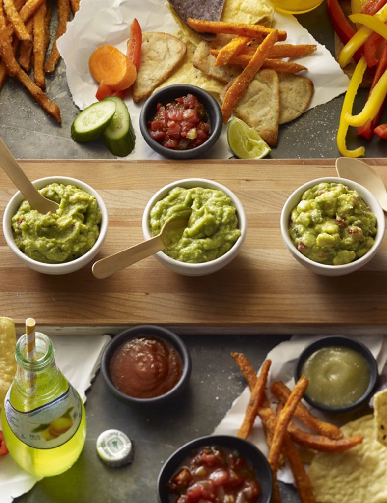 Guacamole platter