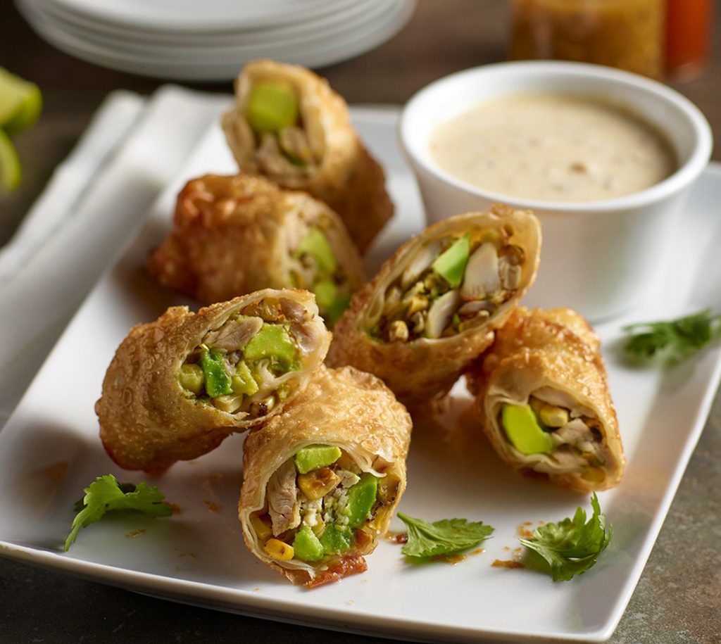 Mini egg rolls