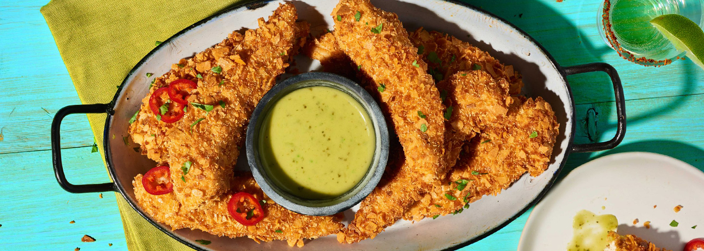 Tortilla Crusted Chicken Tenders