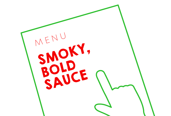 smoky, bold sauce