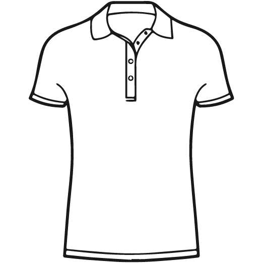 illustration of polo shirt