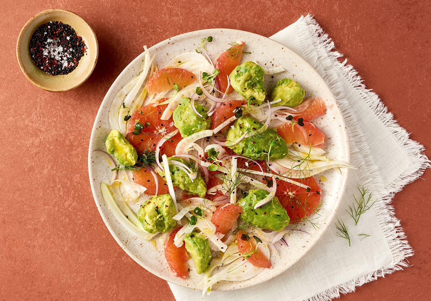 Fennel, Grapefruit and Avocado Salad