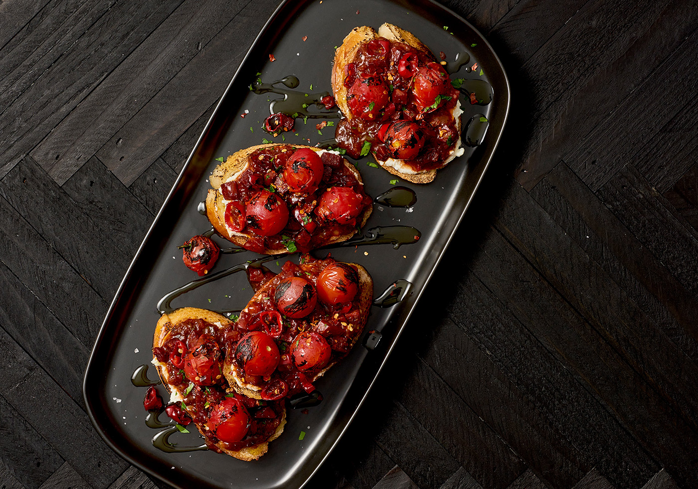 Spicy Bruschetta