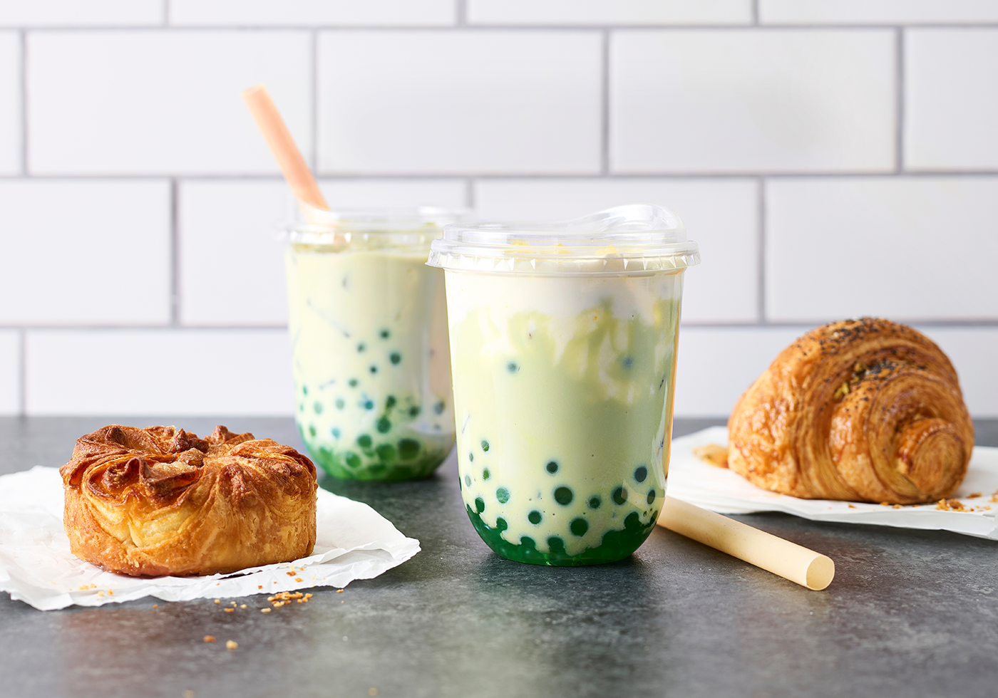 Coconut Milk Avocado Boba Tea