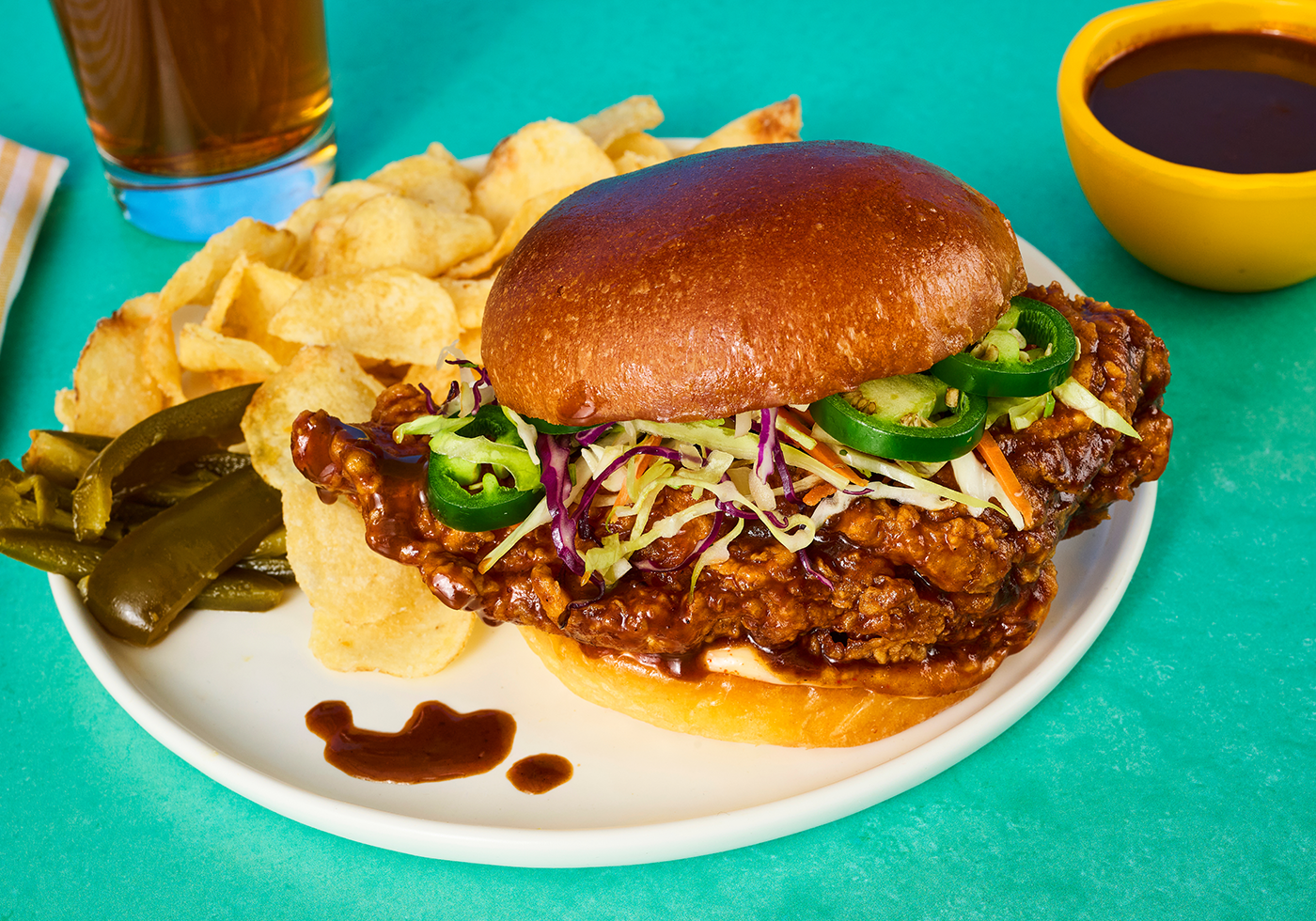Honey Mole Crispy Chicken Sandwich