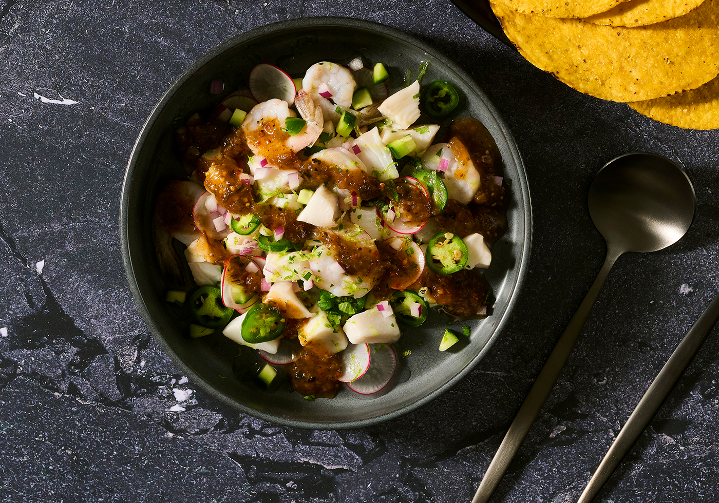 Salsa Poblano Ceviche
